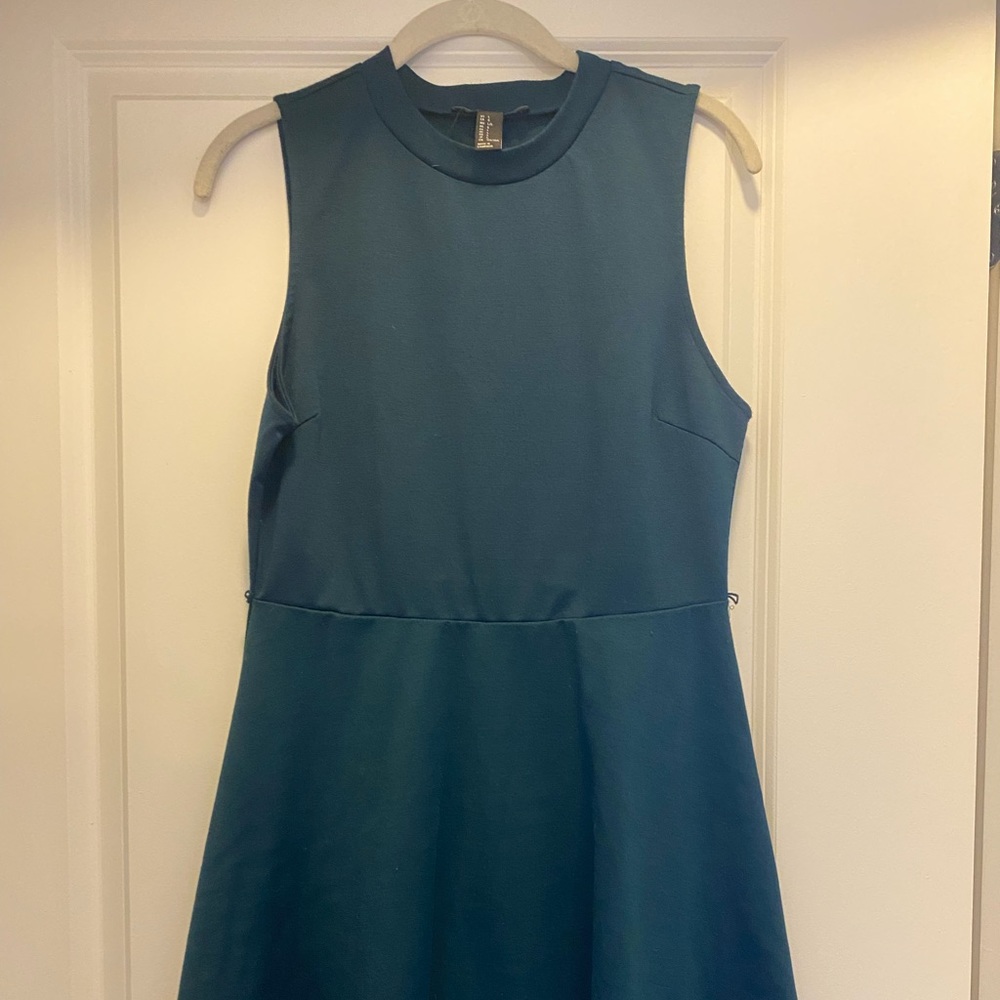 Forever 21 skater dress dark green